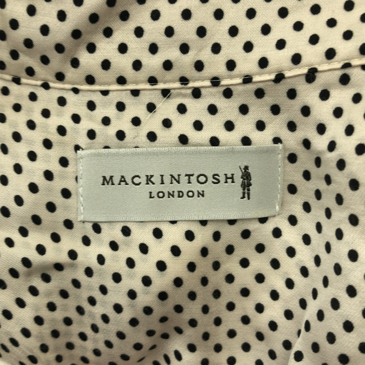 MACKINTOSH LONDON / マッキントッシュロンドン | レーヨン ドット ブラウス | 38 | ピンク系 | レディース