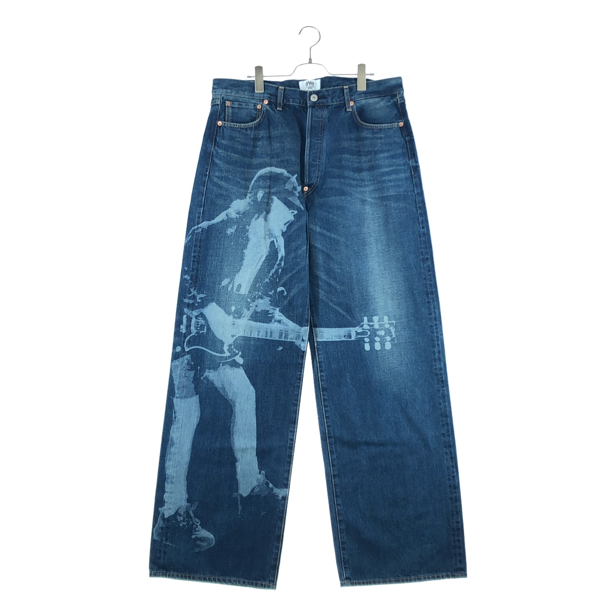 eye JUNYA WATANABE COMME des GARCONS MAN / アイジュンヤワタナベ マン | 2025SS | BOB MARLEY / ボブ・マーリー シンチバック ワイド デニムパンツ | S | メンズ