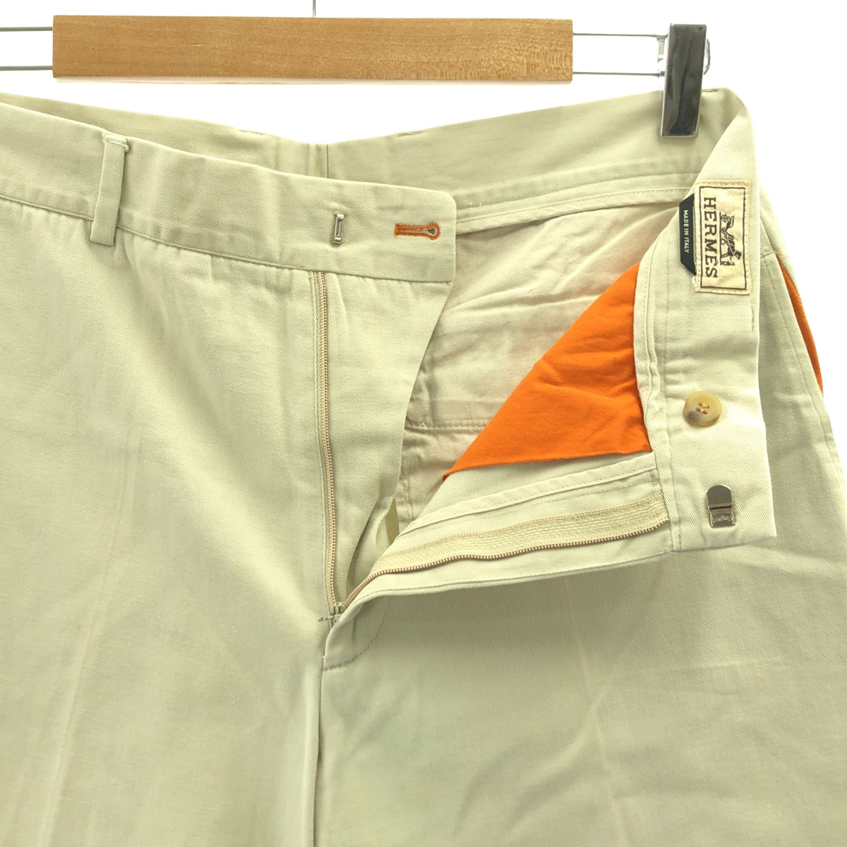 HERMES / エルメス | コットン ワイドパンツ | 48 | メンズ – KLD