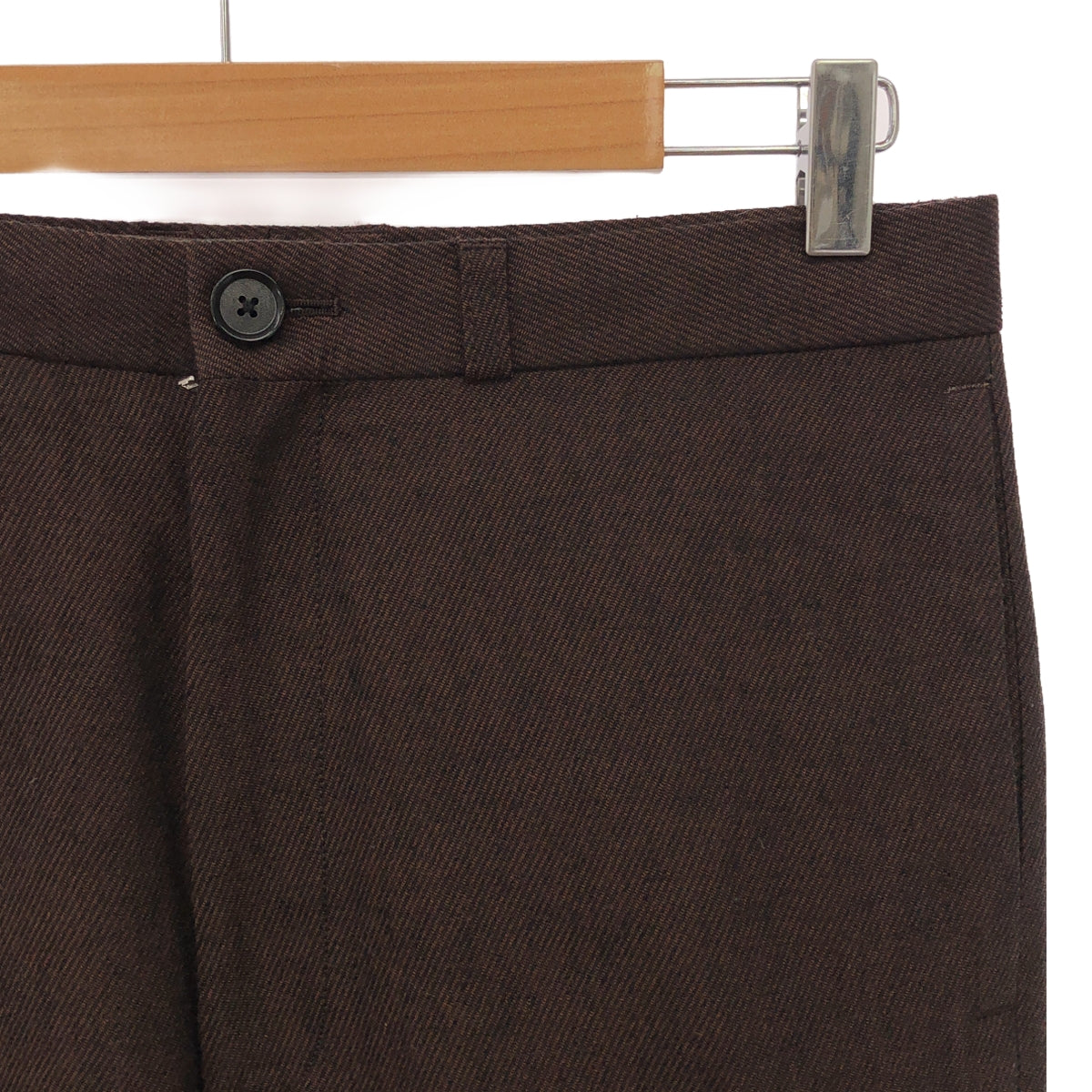 MIHARA YASUHIRO / MIHARA YASUHIRO | Wool linen tapered pants | 44 | Burgundy | Men's