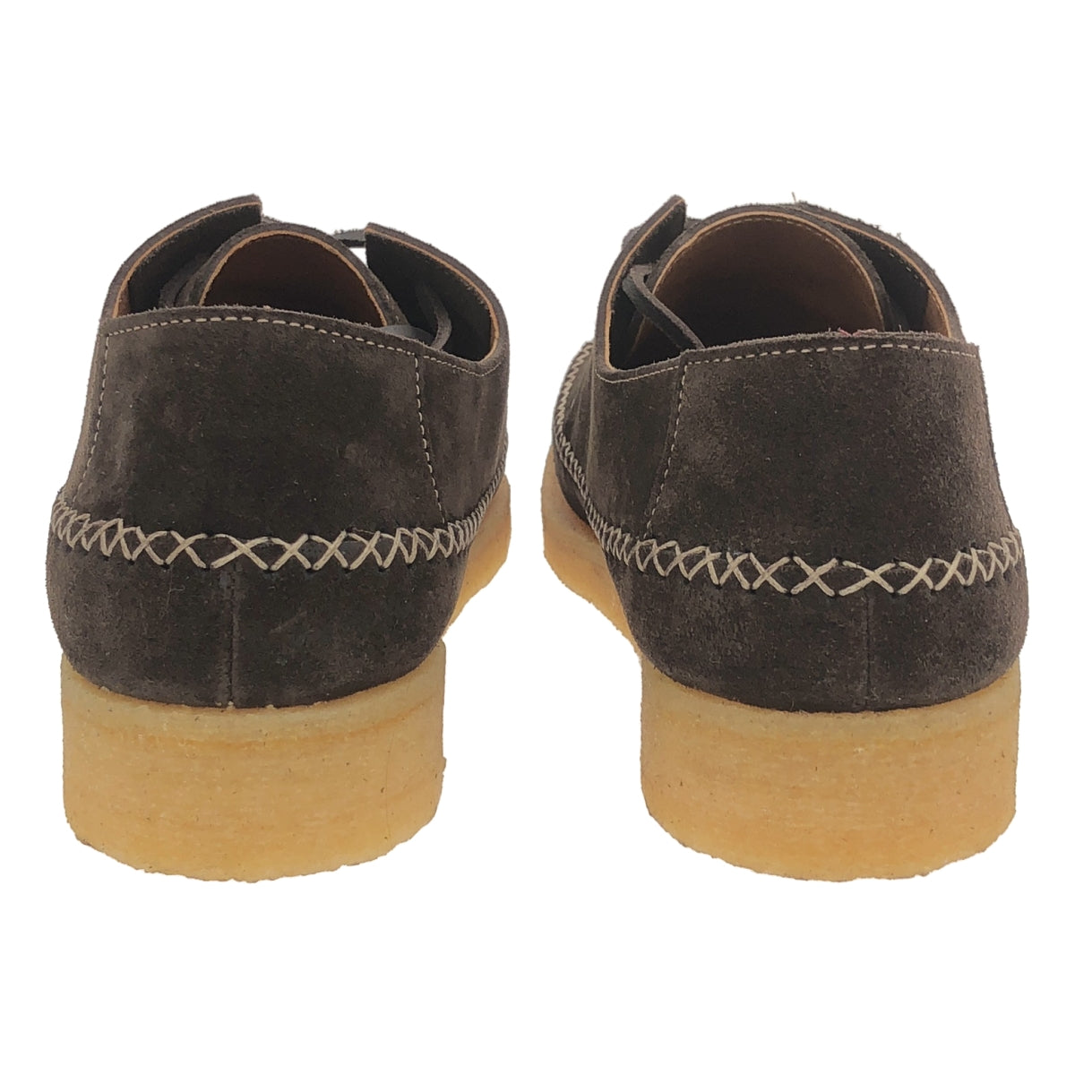 [狀況良好] COMME des GARÇONS HOMME DEUX | x PADMORE &amp; BARNES 絨面革莫卡辛鞋 | SHOPBOP英國 7 |棕色|男士