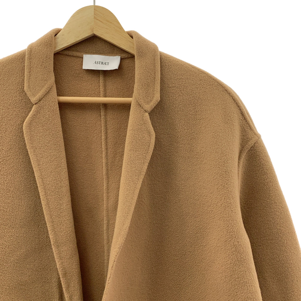 ASTRAET / アストラット | ウール リバー スタンド チェスターコート | 0 | レディース