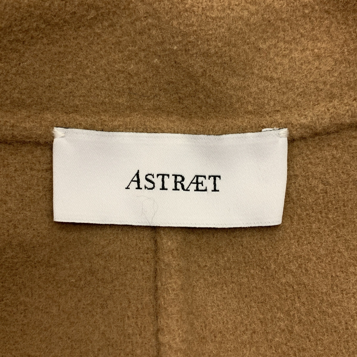 ASTRAET / アストラット | ウール リバー スタンド チェスターコート | 0 | レディース