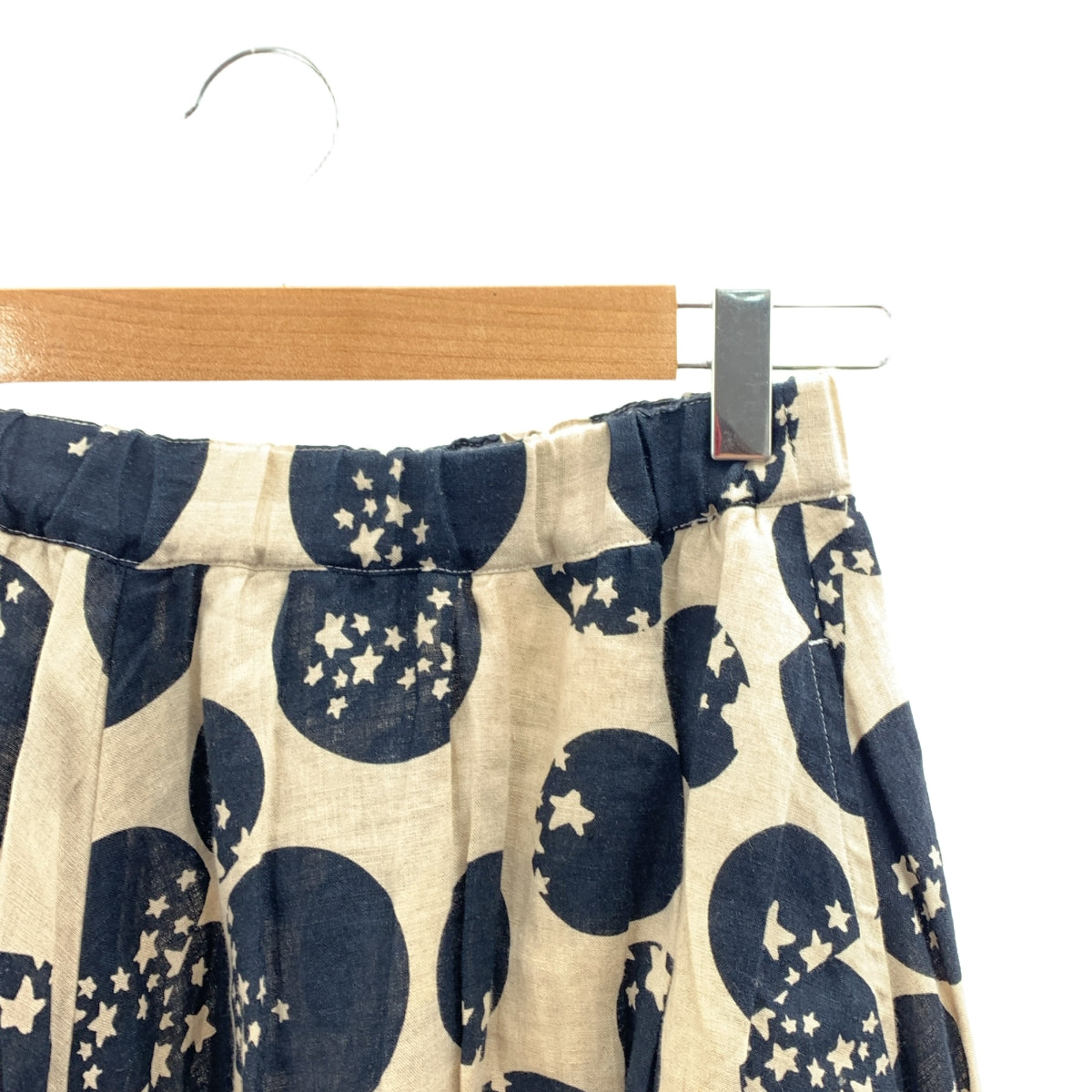 COMME des GARCONS COMME des GARCONS / コムコム | 2015SS | 総柄 パッチ ドローストリング ギャザー ボリューム スカート | XS | レディース