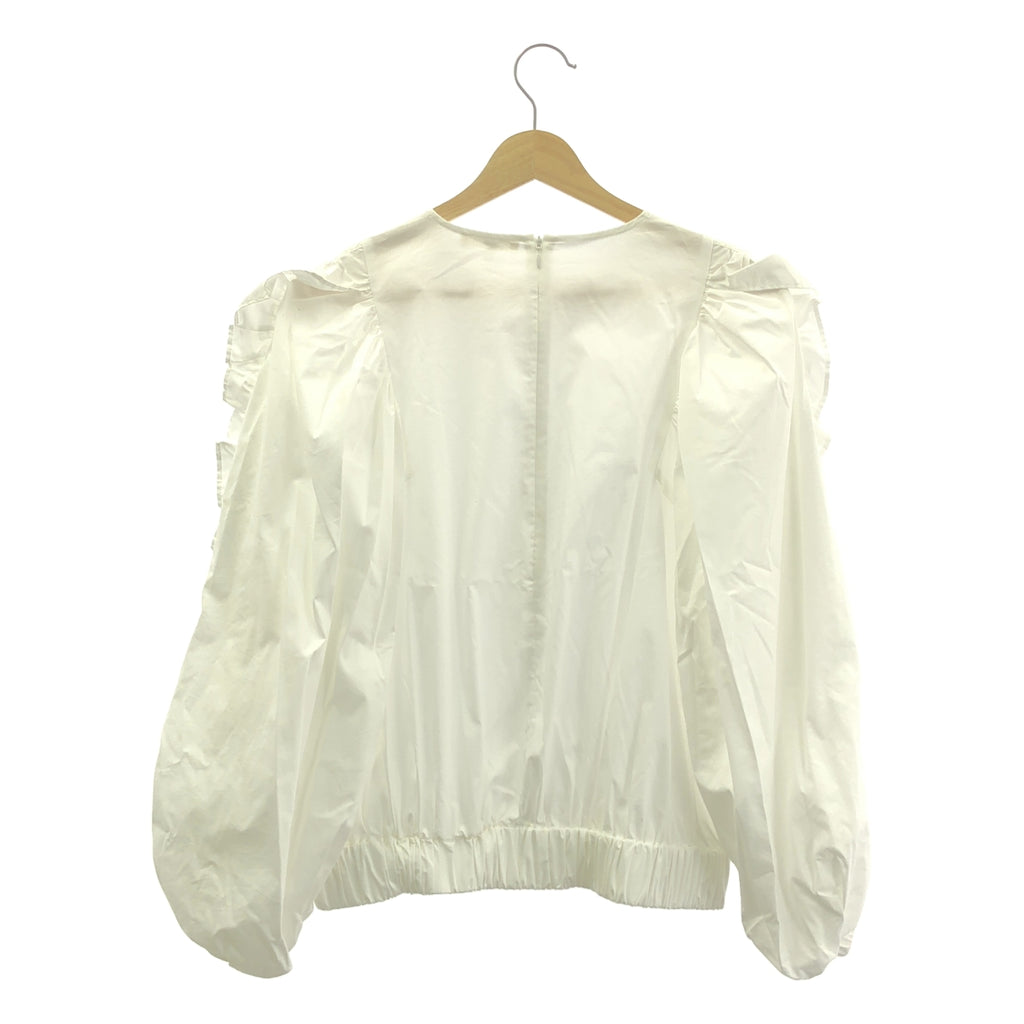 yori / ヨリ | コットン フリルスリーブ ブラウス シャツ | 36 | レディース