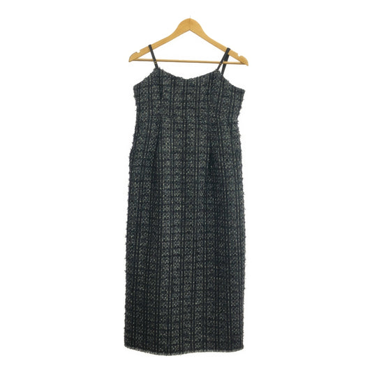 Tomorrowland BALLSEY | LINTON / Viola Tweed Slit Camisole Dress / Lined | Size 36 | Women's