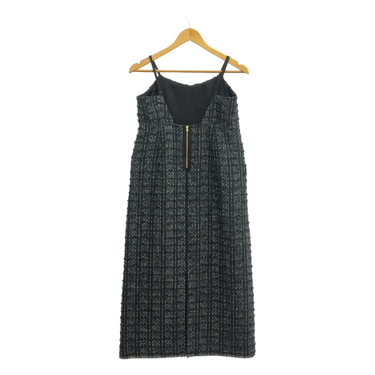 Tomorrowland BALLSEY | LINTON / Viola Tweed Slit Camisole Dress / Lined | Size 36 | Women's