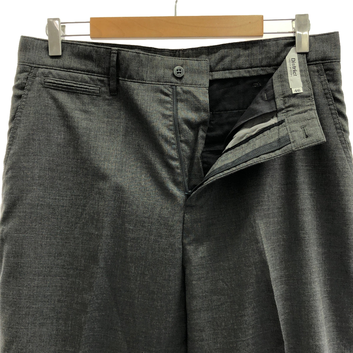 District UNITED ARROWS / District United Arrows | Tapered slacks pants | 46 | Gray | Men's