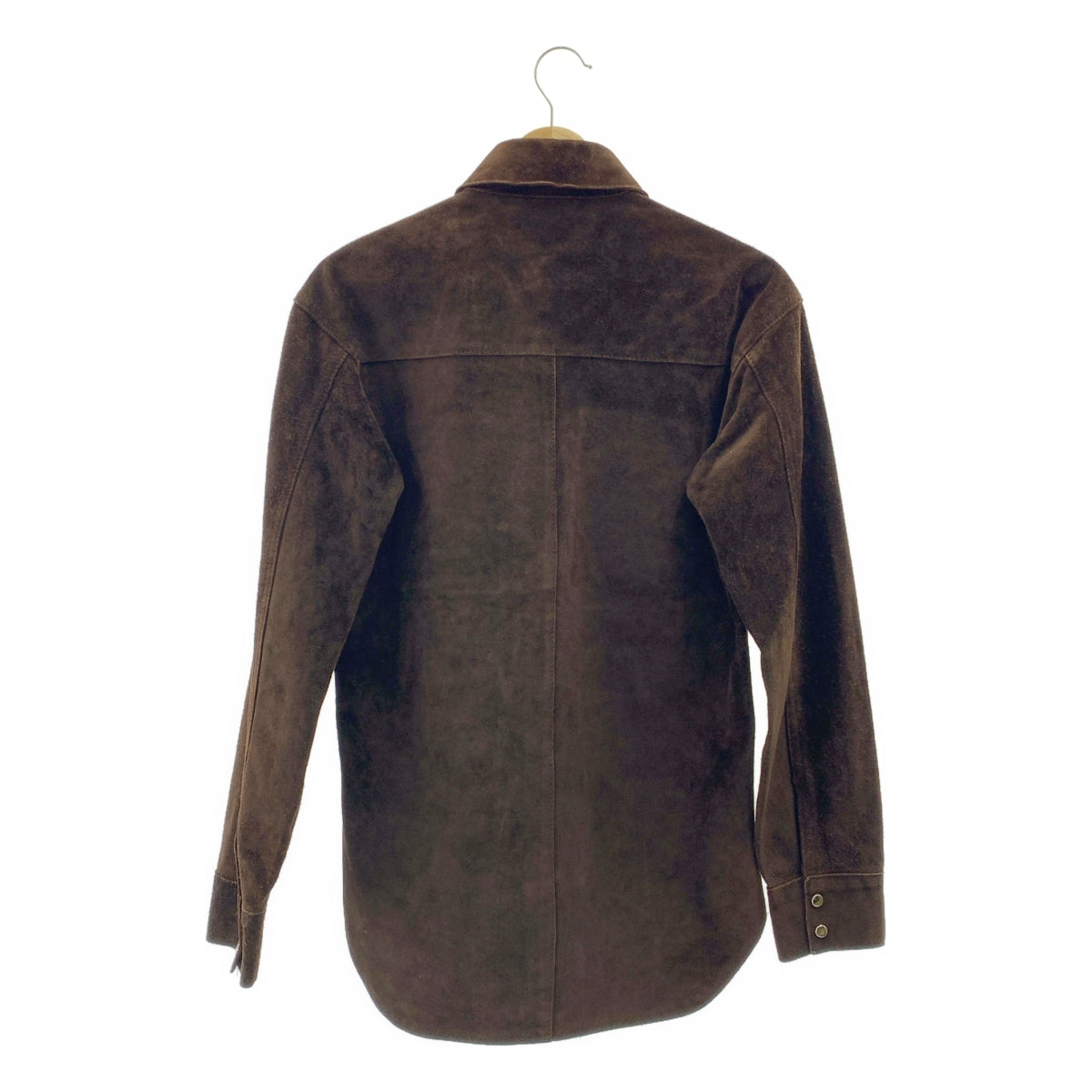 【美品】  Levi's / リーバイス | RED TAB / スエード レザー シャツ ジャケット | ダークブラウン | メンズ