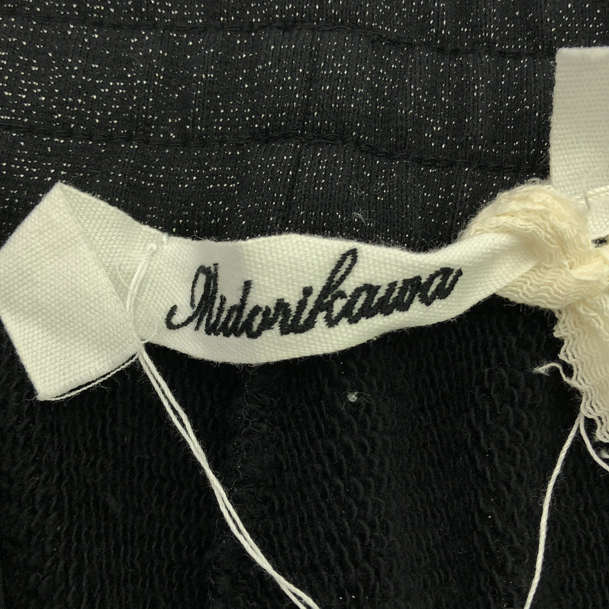 【新品】  Midorikawa / ミドリカワ | 2023SS | LAME SWEAT PANTS ラメミックス スウェットパンツ | S | BLACK LAME / ブラックラメ | メンズ
