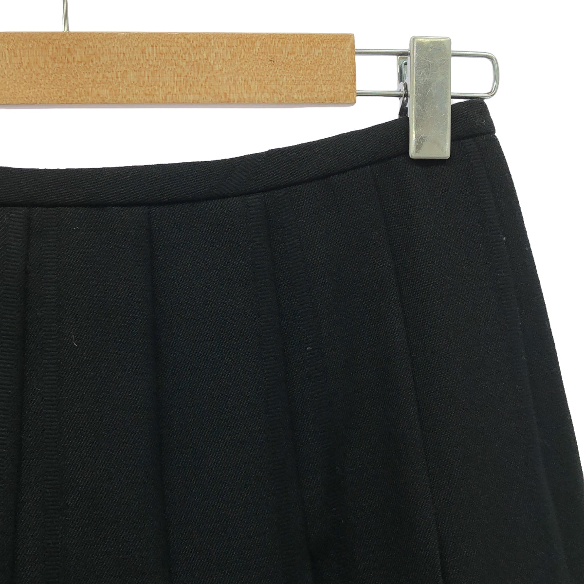 COMME des GARCONS | 2001AW | Velour side zip pleated skirt | S | Women's