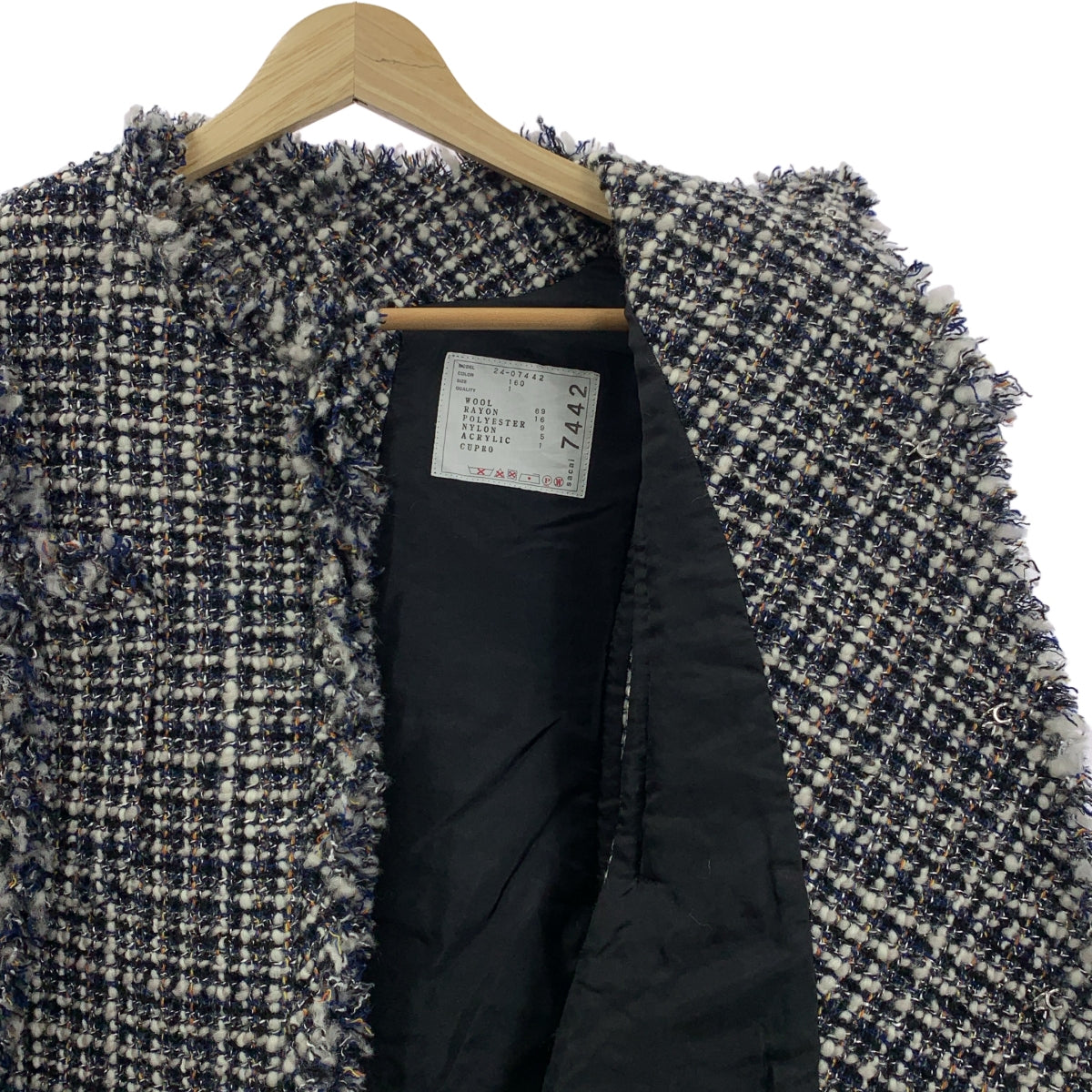 新品】 sacai / サカイ | 2024AW | Tweed Vest ツイードベスト | 1