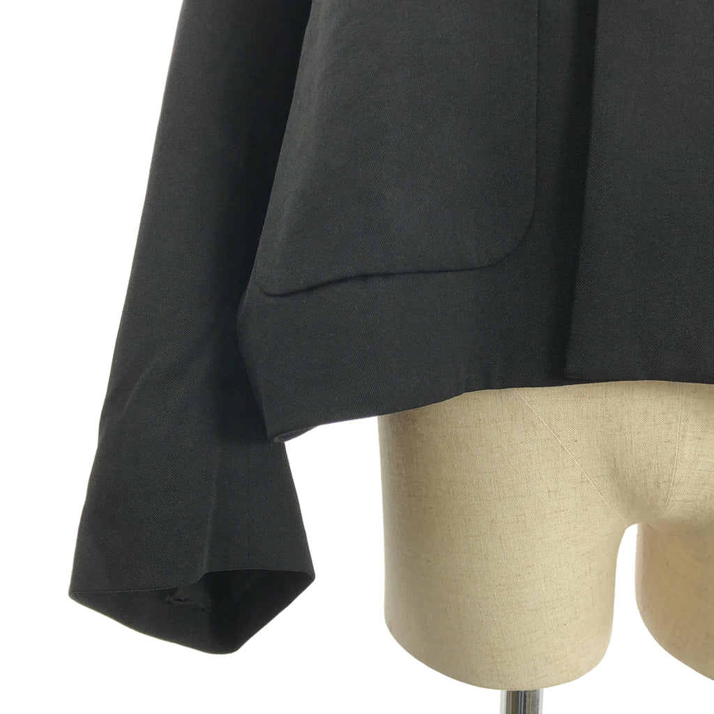 COMME des GARCONS / 콤데 갤슨 | 2024SS | 변형 와이드 슬리브 노 컬러 싱글 재킷 / 총 안감 | M | 여성
