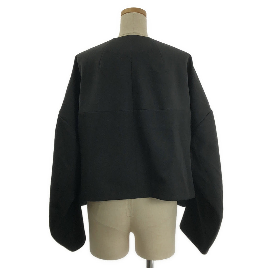 COMME des GARCONS / 콤데 갤슨 | 2024SS | 변형 와이드 슬리브 노 컬러 싱글 재킷 / 총 안감 | M | 여성