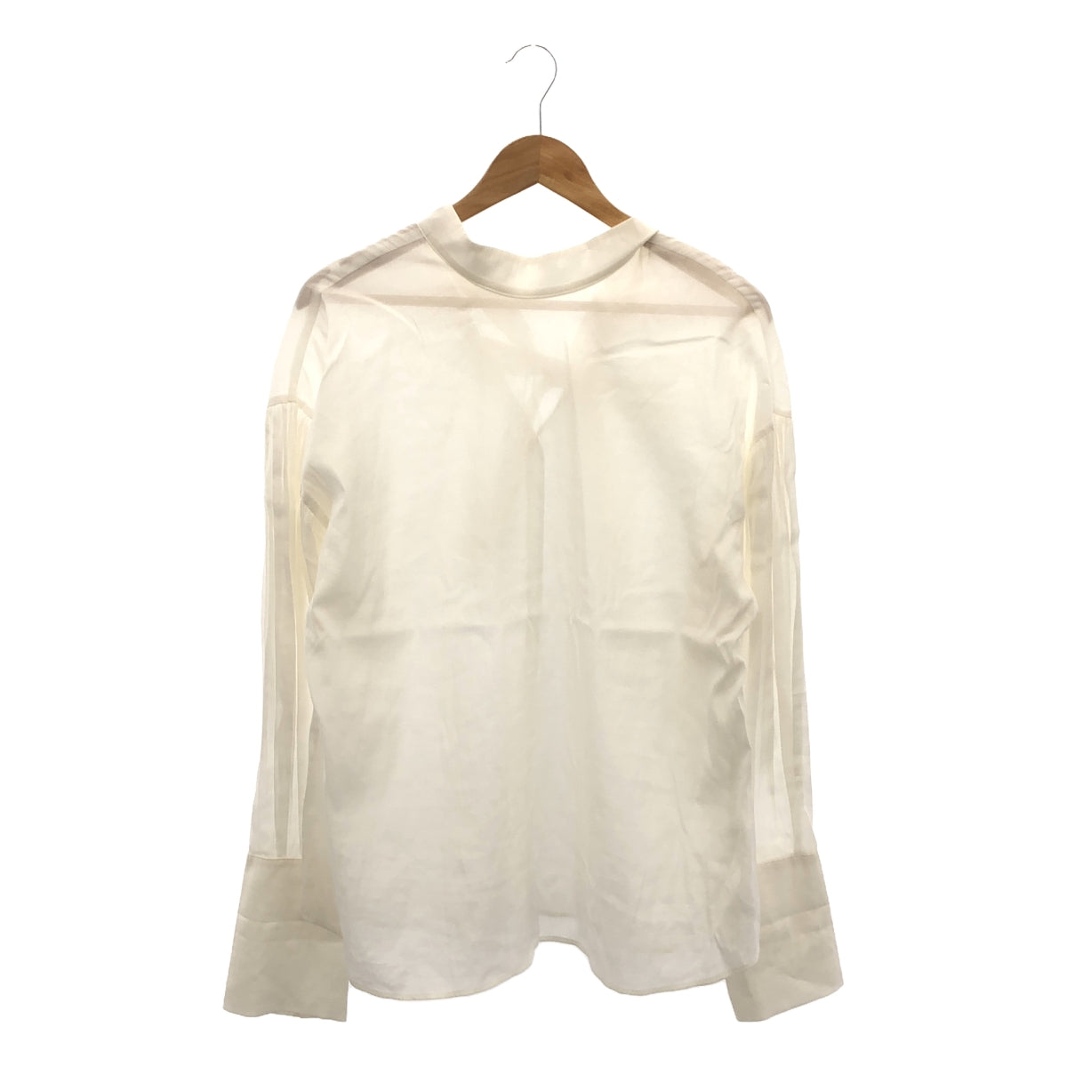 deres | 2023SS | Back ribbon sheer pullover blouse | F | White | Women's