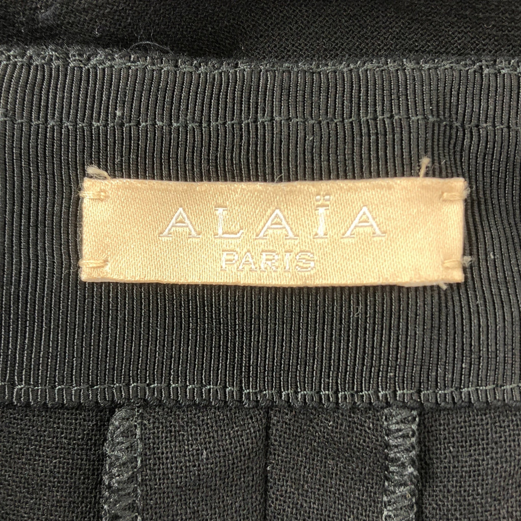 ALAIA | 側邊拉鍊羊毛錐形褲 | 尺寸 38 | 女款