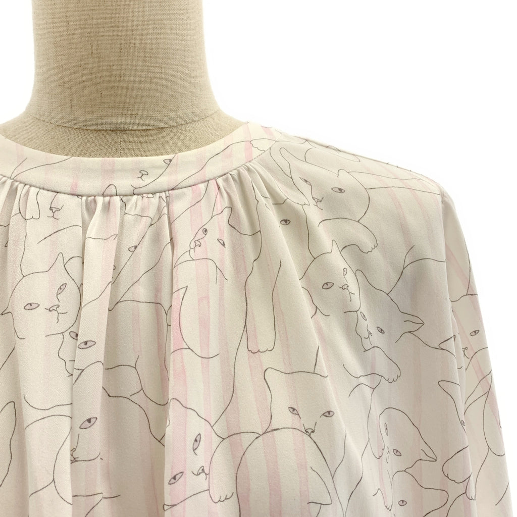 TARO HORIUCHI / タロウホリウチ | 総柄 キャット ワンピース | 2 | レディース