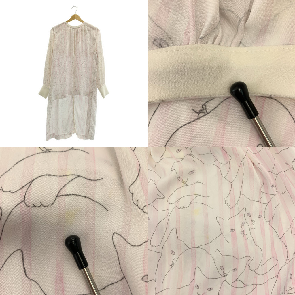 TARO HORIUCHI / タロウホリウチ | 総柄 キャット ワンピース | 2 | レディース