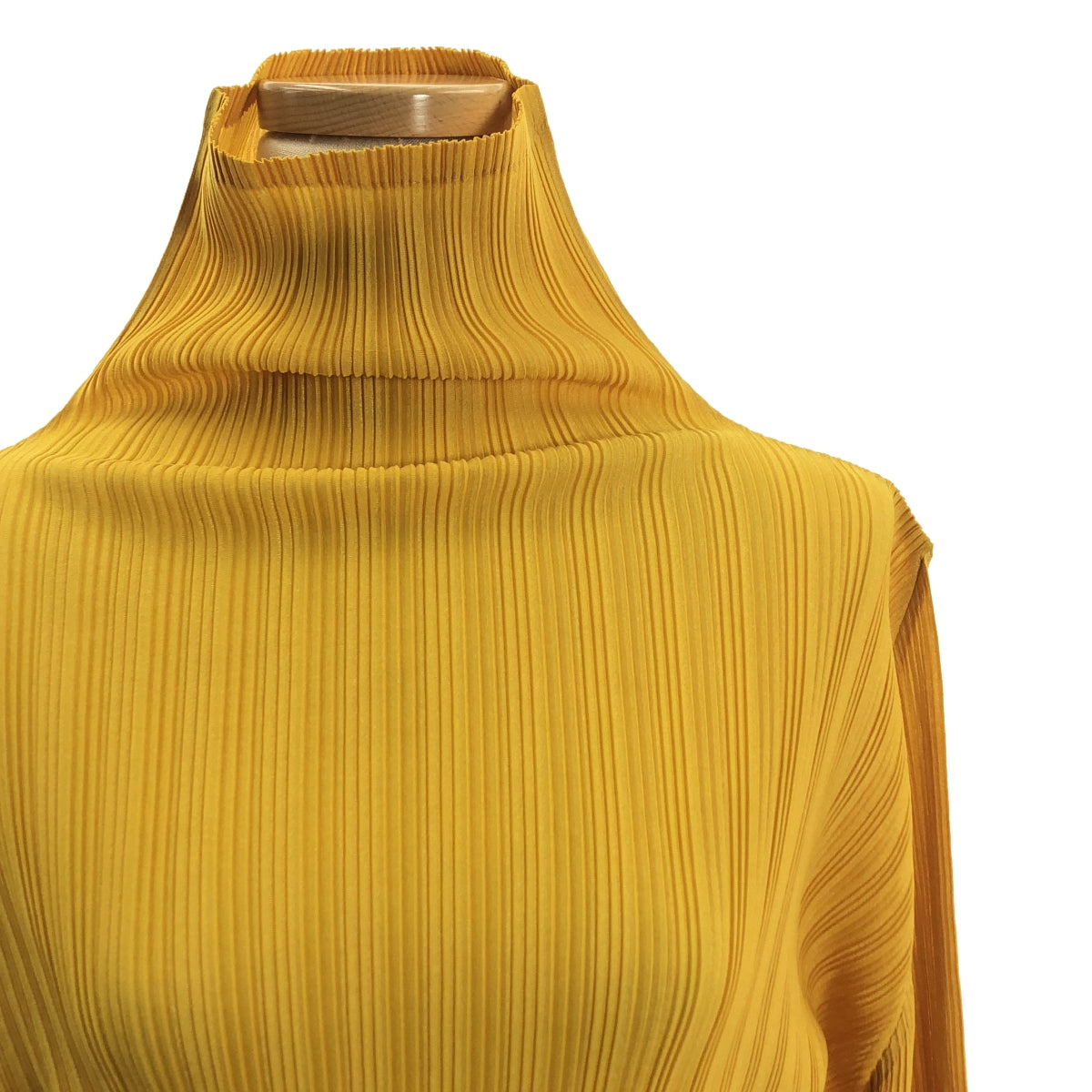 PLEATS PLEASE ISSEY MIYAKE / プリーツプリーズイッセイミヤケ | ハイネック プルオーバー トップス | 3 | イエロー | レディース
