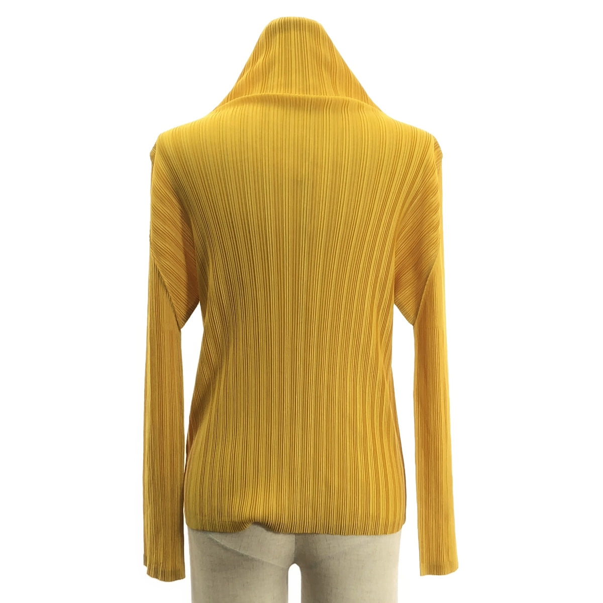 PLEATS PLEASE ISSEY MIYAKE / プリーツプリーズイッセイミヤケ | ハイネック プルオーバー トップス | 3 | イエロー | レディース