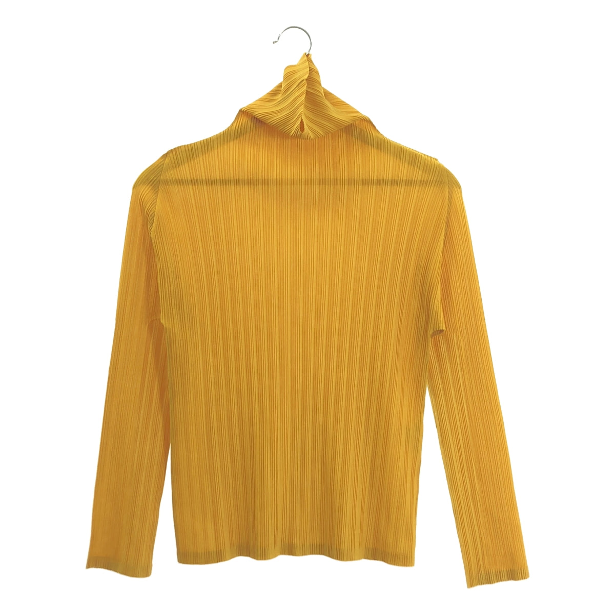 PLEATS PLEASE ISSEY MIYAKE / プリーツプリーズイッセイミヤケ | ハイネック プルオーバー トップス | 3 | イエロー | レディース
