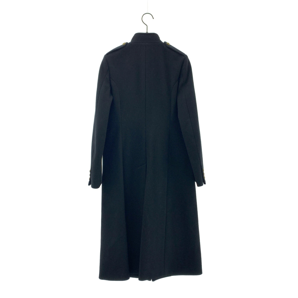 green / 그린 | 울 골드 버튼 스탠드 컬러 롱 코트 | 1 | 여성