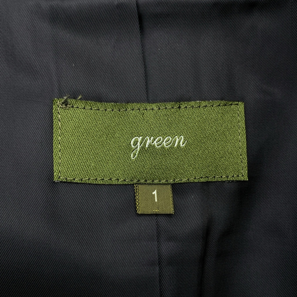 green / 그린 | 울 골드 버튼 스탠드 컬러 롱 코트 | 1 | 여성