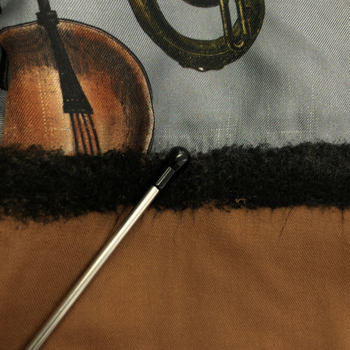 UNDER COVER / 언더커버 | 2017SS | PORTRAIT IN JAZZ / 실크 프린트 이지 와이드 팬츠 | 1 | 여성