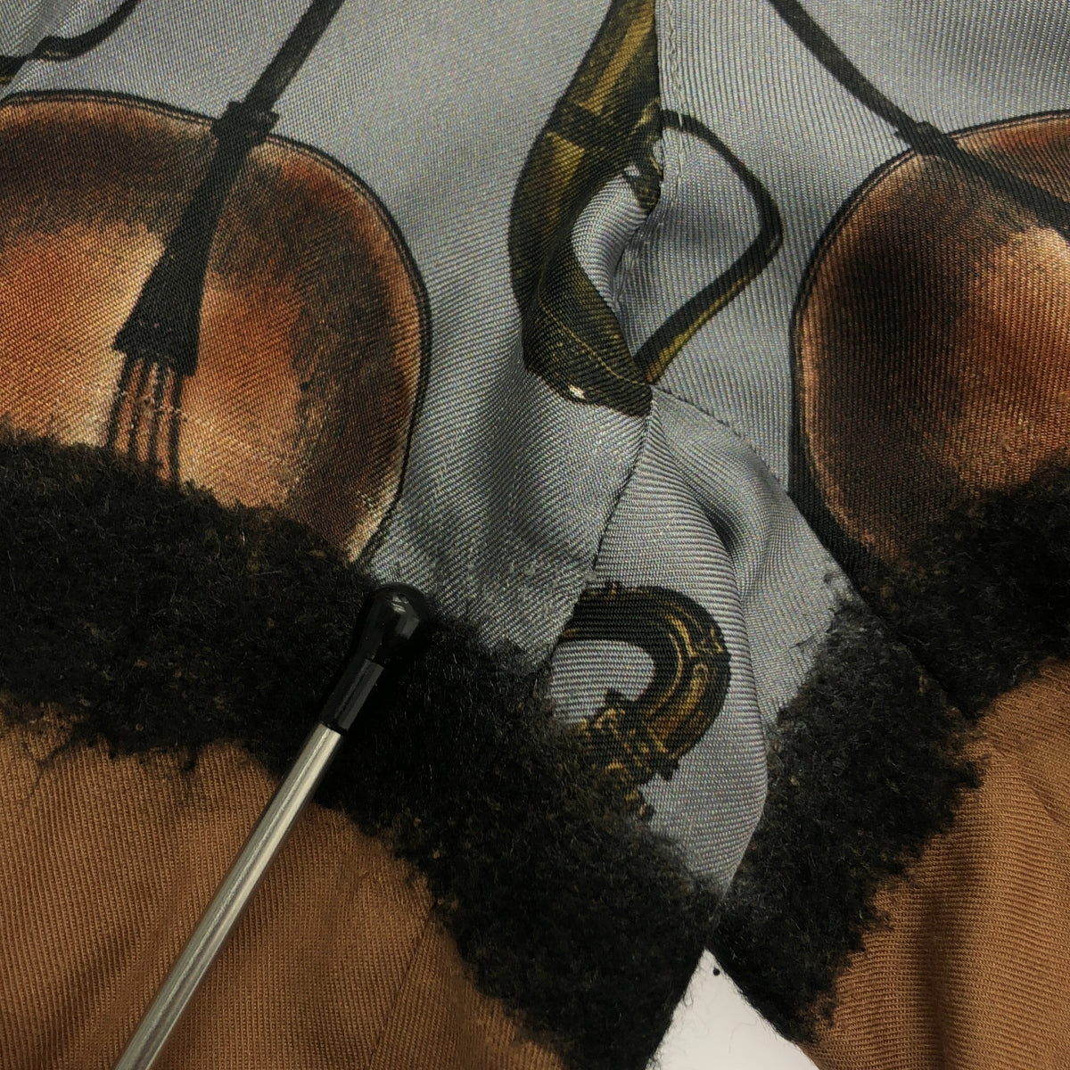 UNDER COVER / 언더커버 | 2017SS | PORTRAIT IN JAZZ / 실크 프린트 이지 와이드 팬츠 | 1 | 여성