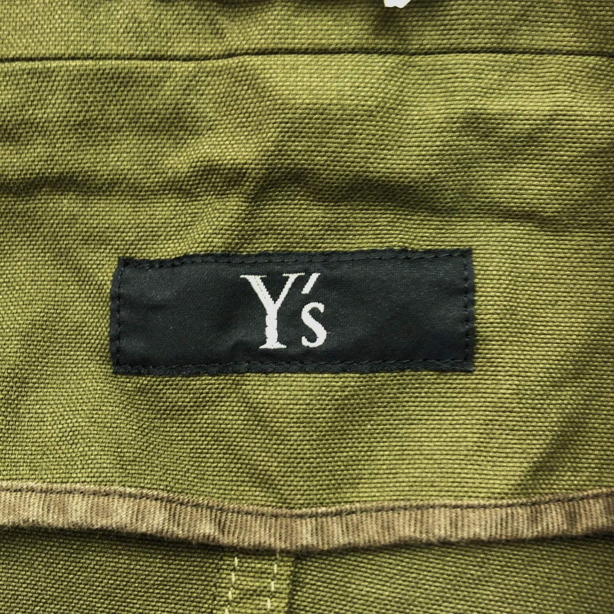 【미품】 Y's / 와이즈 요우지야마모토 | 2016AW | 밀리터리 스테인드 컬러 오버코트 | 1 | 올리브 | 여성