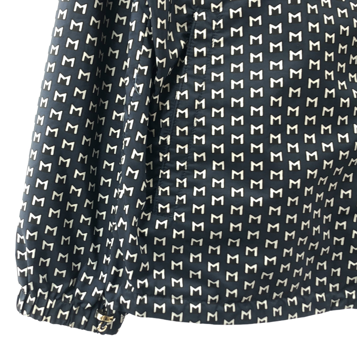 【美品】  MONCLER / モンクレール | 2024 SS | IDEO GIUBBOTTO / Logo Jacket ロゴ リバーシブル フーデッドジャケット | 0 | ネイビー/ホワイト | レディース