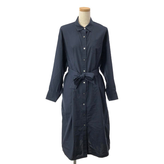 SUPPORT SURFACE | Band collar shirt dress | S | Navy | Women's