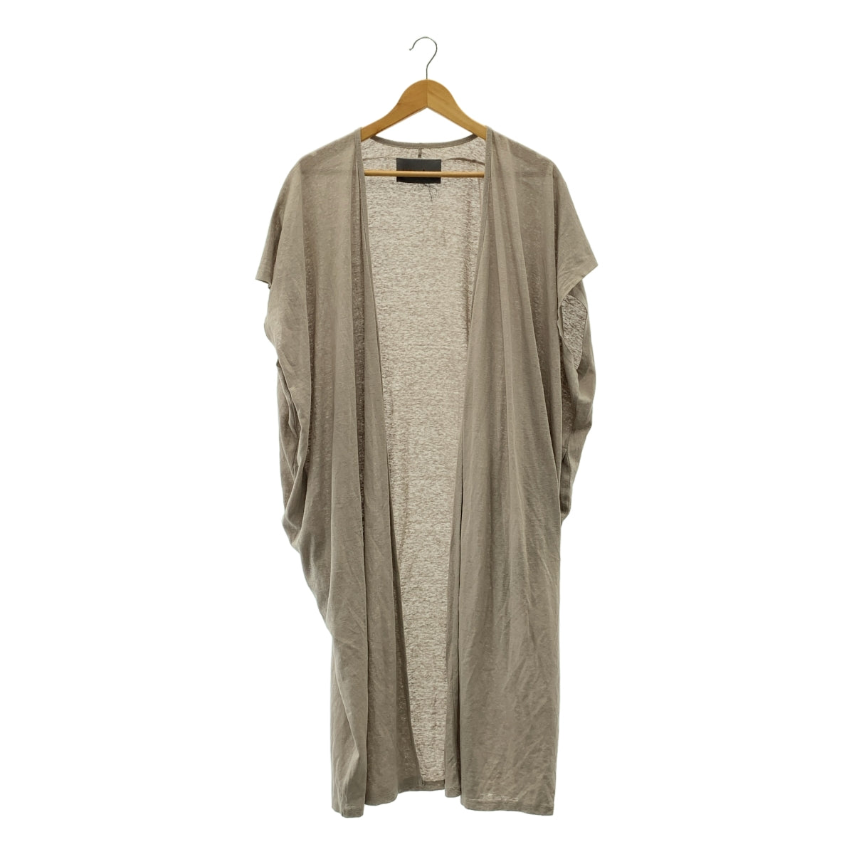 MINITZ / ミニッツ | 2024SS | L'Appartement / アパルトモン Cardigan / リネン コットン ロングカーディガン | F | レディース