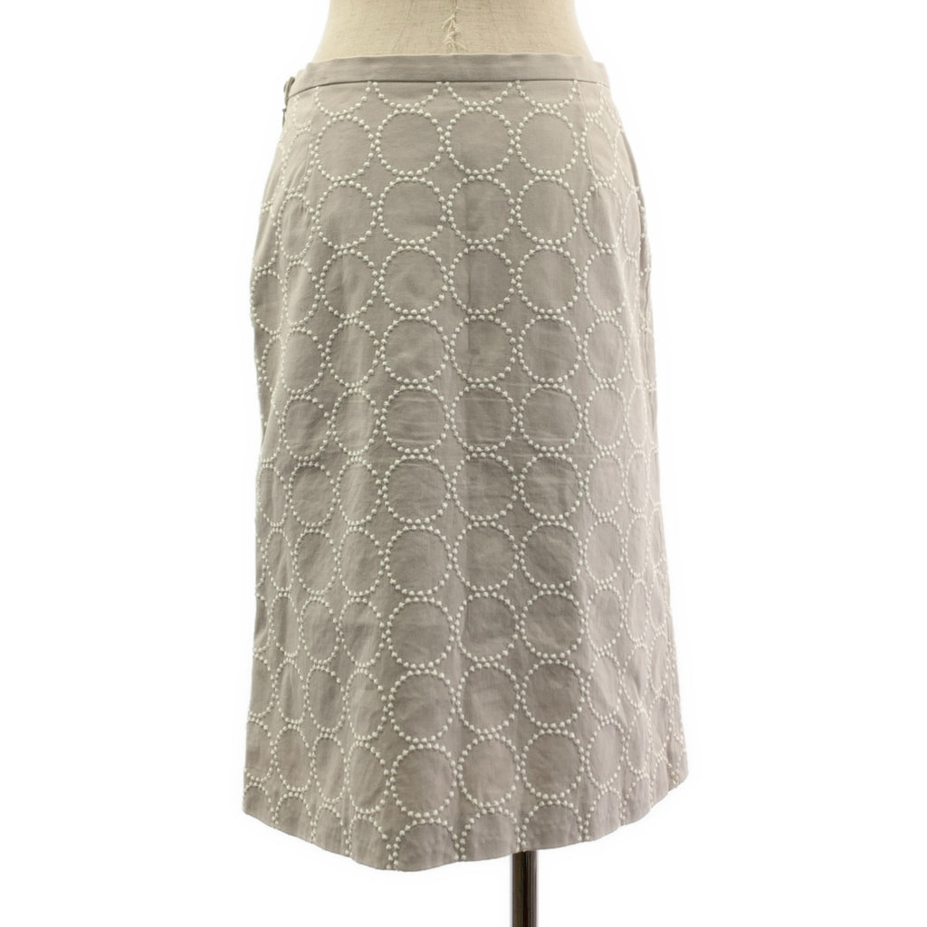 mina perhonen / 미나펠호넨 | tambourine / 탬버린 엠브로이드리 사이드 지퍼 스커트 / 총 안감 |