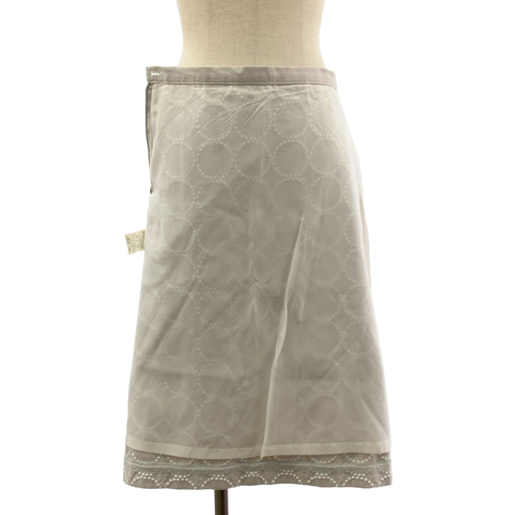 mina perhonen / 미나펠호넨 | tambourine / 탬버린 엠브로이드리 사이드 지퍼 스커트 / 총 안감 |