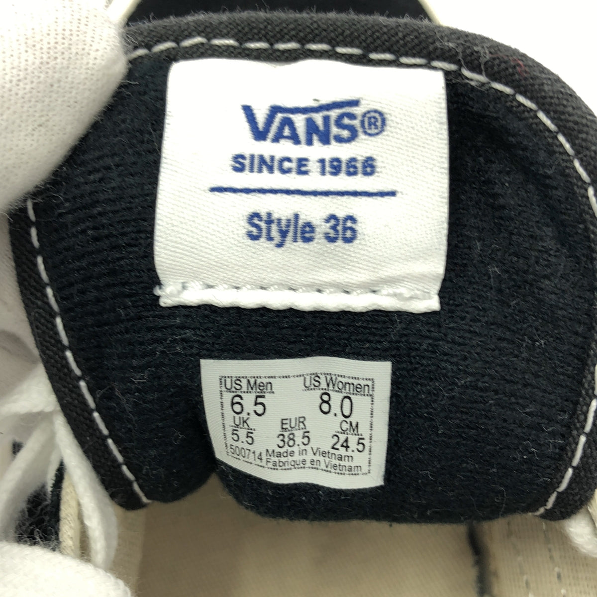【新品】  VANS / バンズ | OLD SKOOL 36 DX ANAHEIM FACTORY オールドスクール 36 デラックス アナハイムファクトリー スニーカー | 24.5 | ブラック | レディース