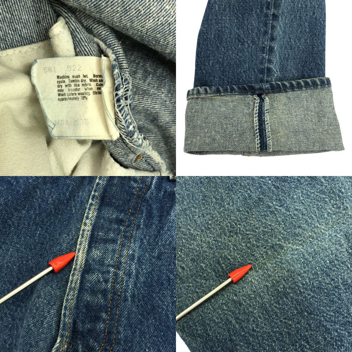 Levi's / リーバイス | 90s ヴィンテージ 501 522 デニムパンツ | W31 L33 | インディゴ | メンズ