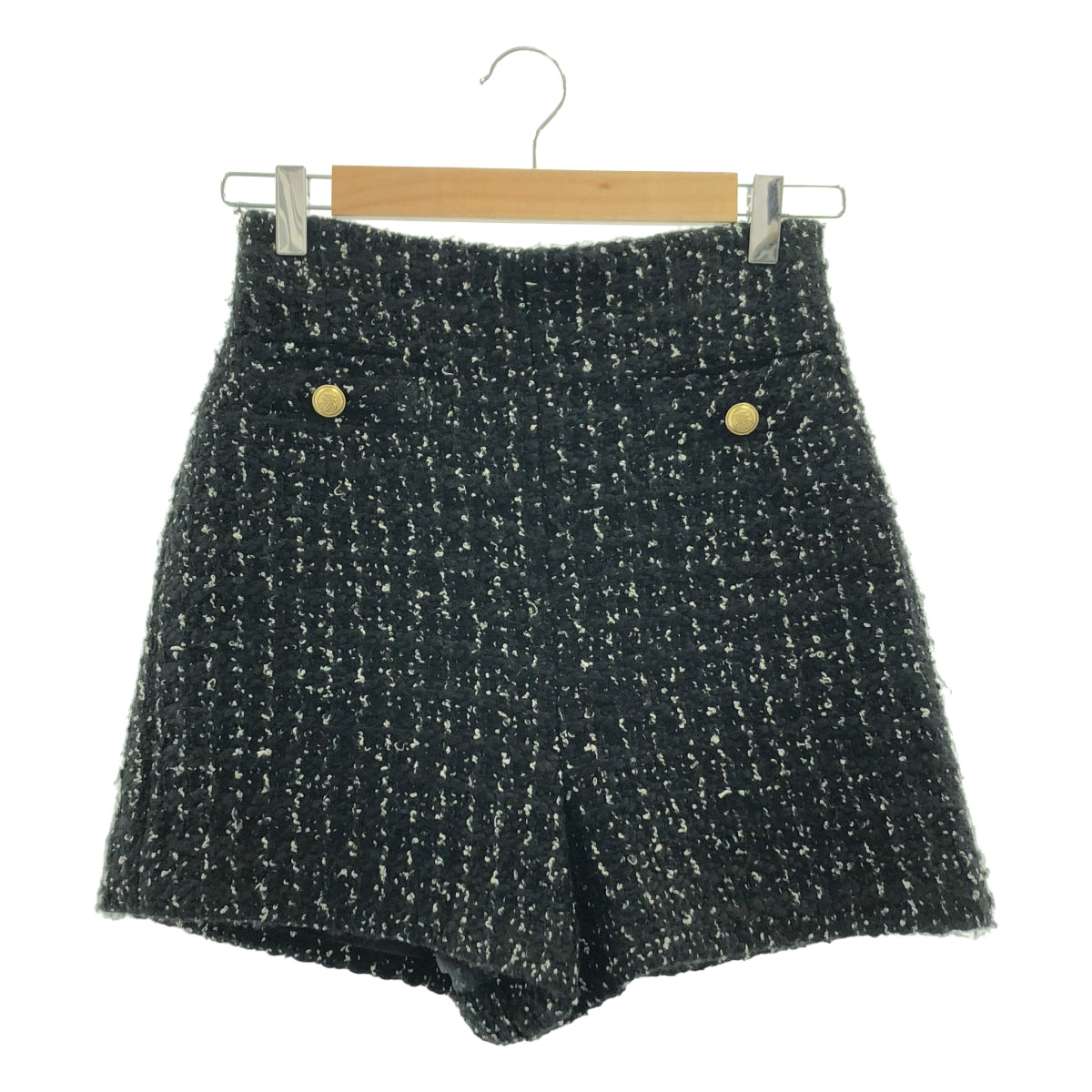 allureville / アルアバイル | ツイード メタルボタン ショートパンツ | 1 | レディース