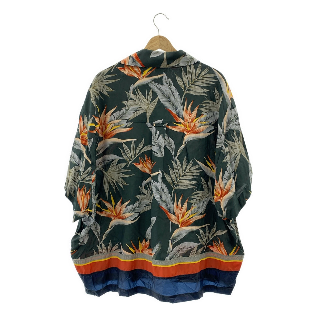 kolor BEACON / 컬러 비콘 | 2021SS | 레이온 나일론 전환 알로하 무늬 오픈 컬러 반소매 셔츠 | 2 | 남성