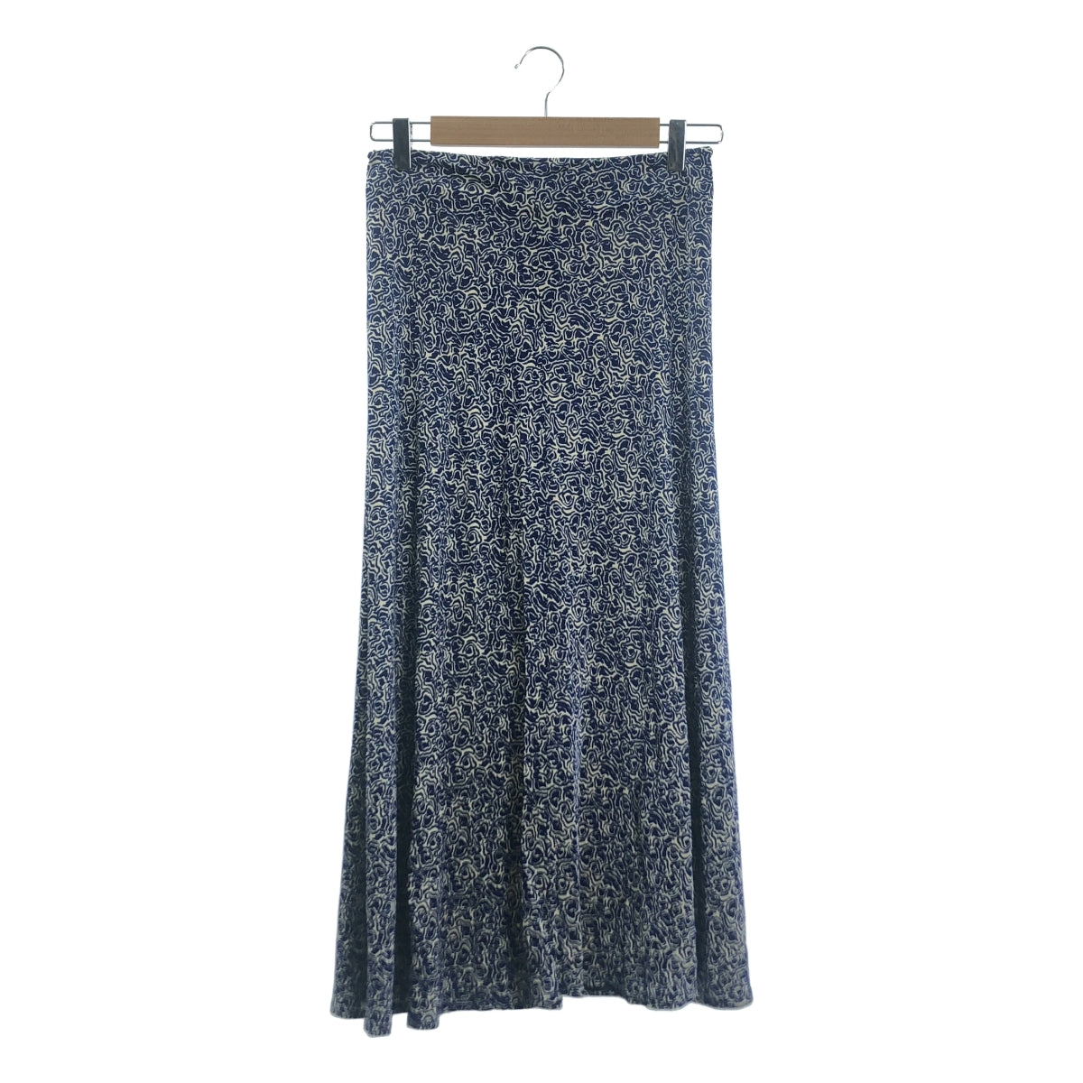 Rodebjer | INEC SWIRL SKIRT 印花黏膠半身裙 | XS | 海軍藍 | 女款