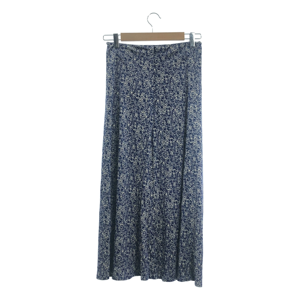 Rodebjer / ロデビエ | INEC SWIRL SKIRT 総柄 ビスコース スカート | XS | ネイビー | レディース