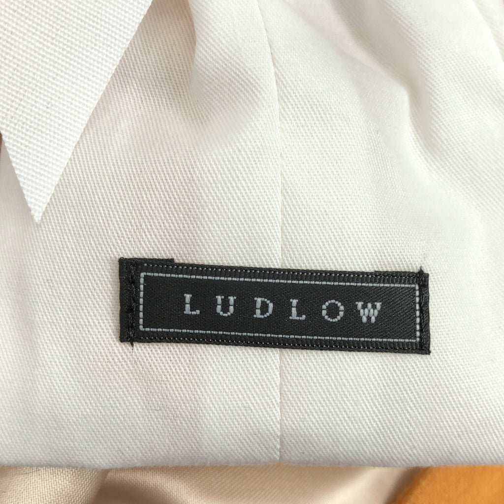 [全新] LUDLOW | 亞麻棉質不對稱吊帶洋裝 | 尺寸 1 | 橘色 | 女款