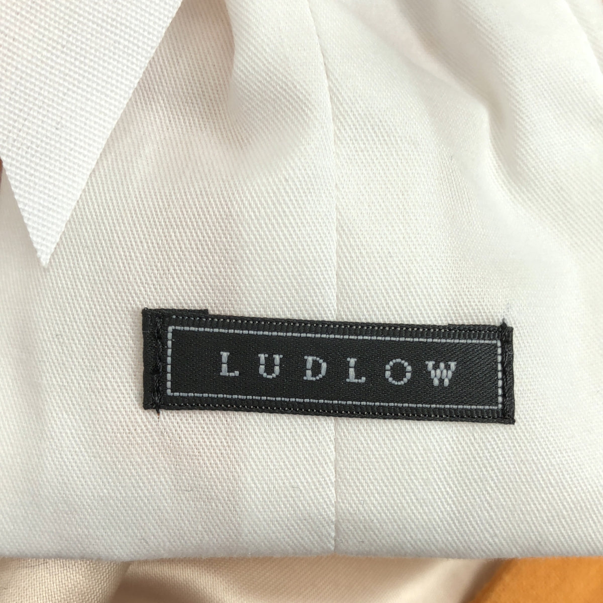 【新品】  LUDLOW / ラドロー | リネンコットン 変形 キャミソール ワンピース | 1 | オレンジ | レディース