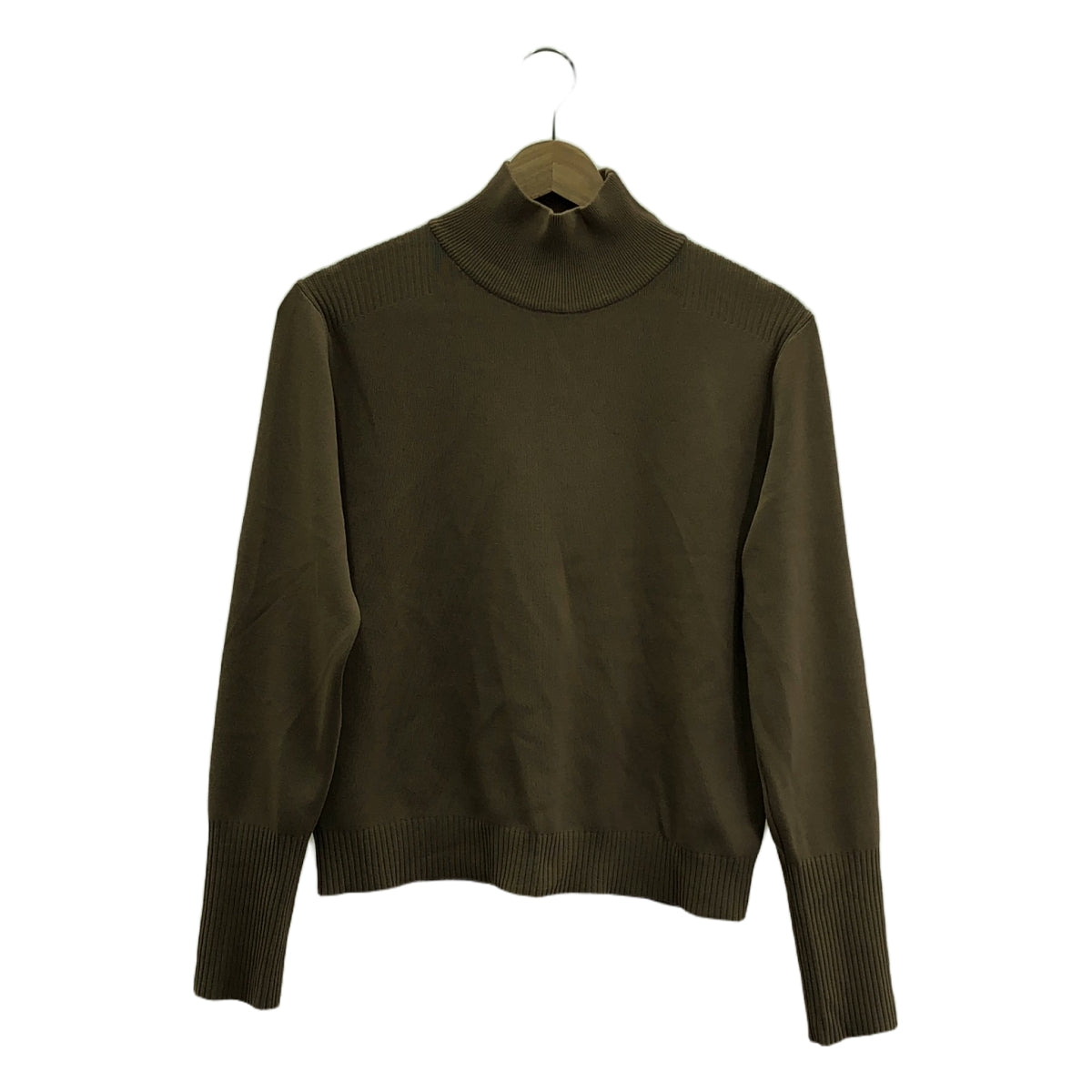 CLANE / クラネ | CLANE BASIC COMPACT KNIT / ハイネック リブ ニット プルオーバー | 2 | ベージュ | レディース