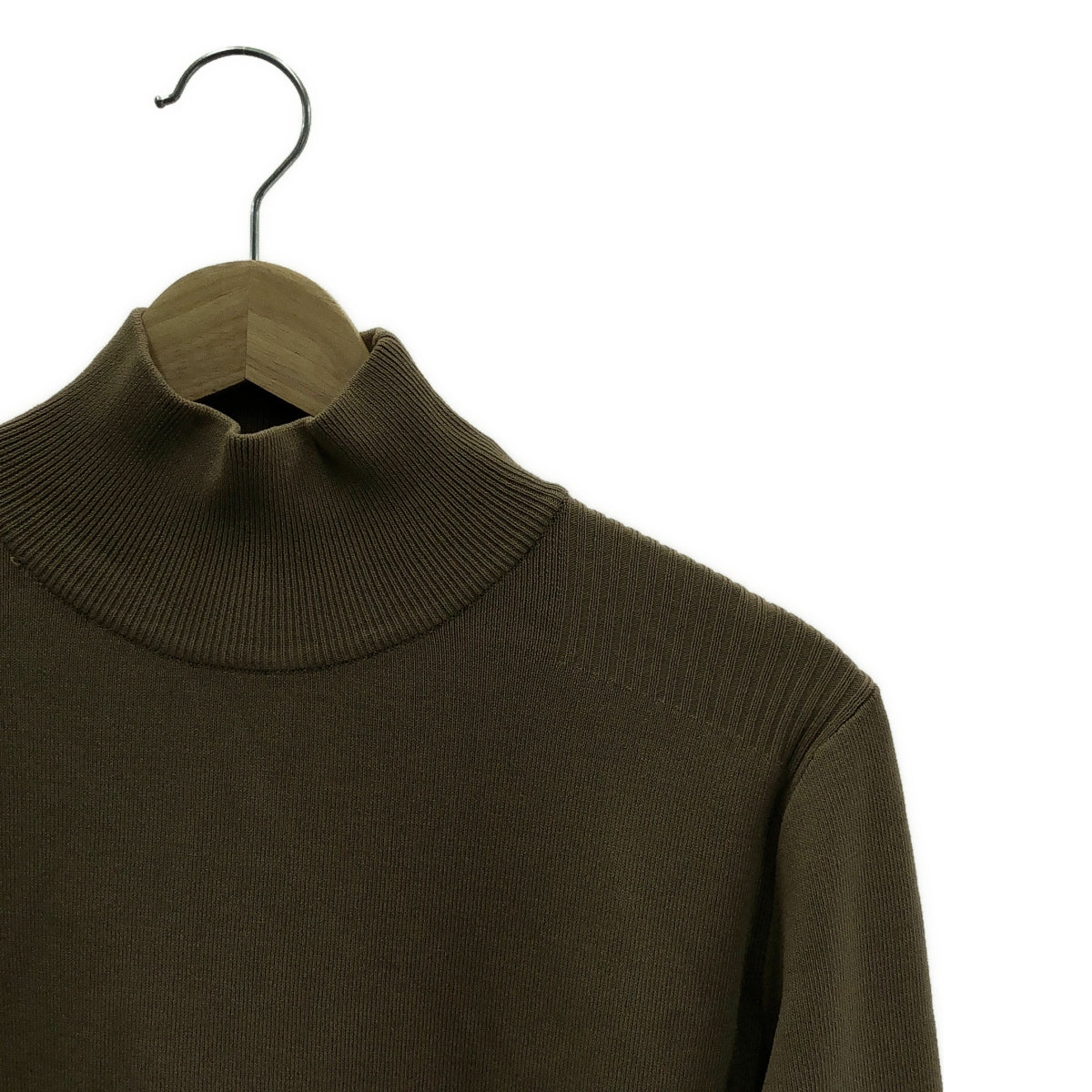 CLANE / クラネ | CLANE BASIC COMPACT KNIT / ハイネック リブ ニット プルオーバー | 2 | ベージュ | レディース