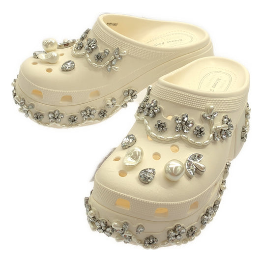 【新品】  Simone Rocha / シモーネロシャ | × crocs siren ミュールサンダル | W9 / M7 | ホワイト | レディース