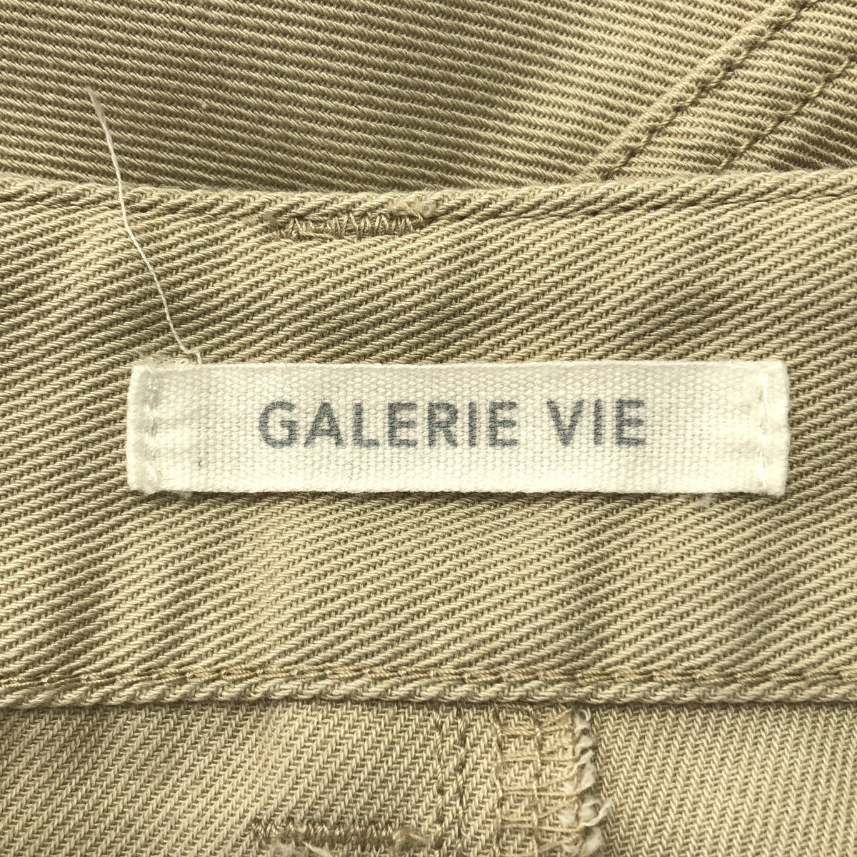 [狀況極佳] GALERIE VIE | 2025SS | Dry Katsuragi 五袋褲 | 尺寸 34 | 淺米色 | 女款