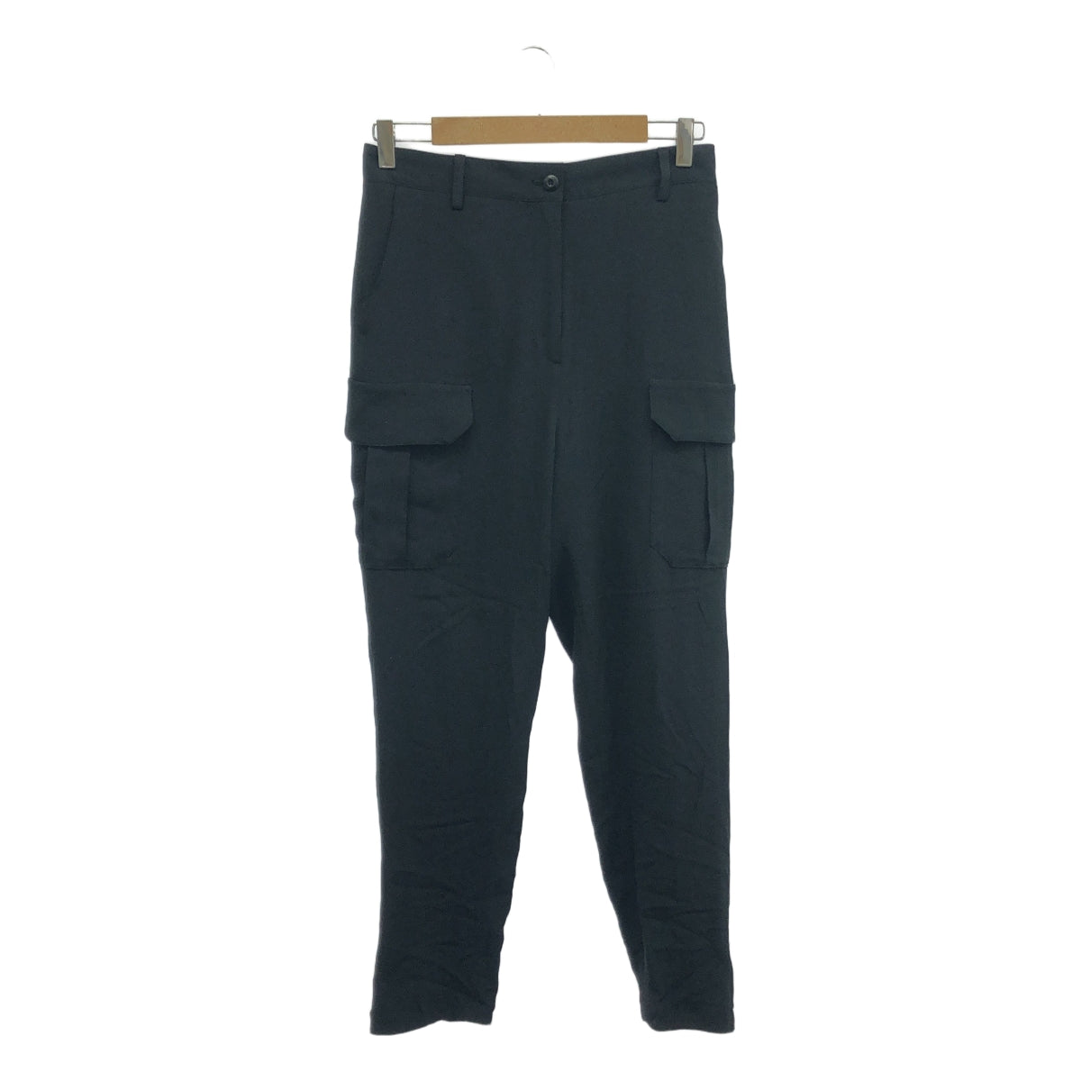 INCOTEX / 인코텍스 | 실크 혼합 워크 팬츠 | 40 | 블랙 | 여성