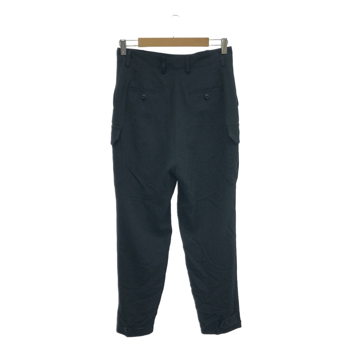 INCOTEX / 인코텍스 | 실크 혼합 워크 팬츠 | 40 | 블랙 | 여성