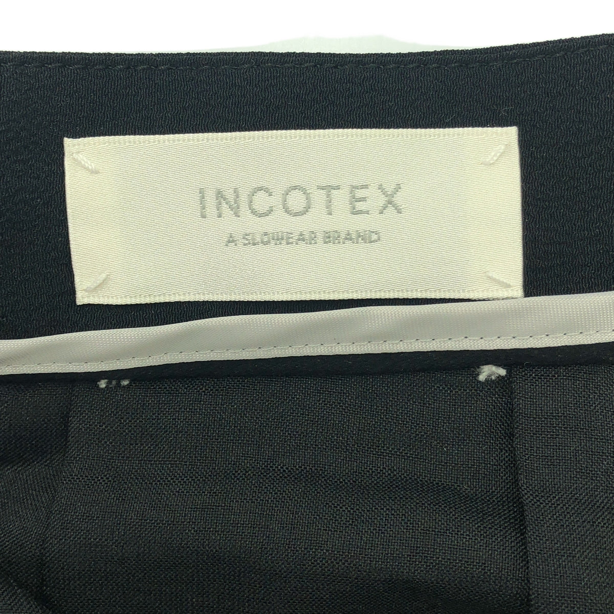 INCOTEX / インコテックス | シルク混 ワーク パンツ | 40 | ブラック | レディース